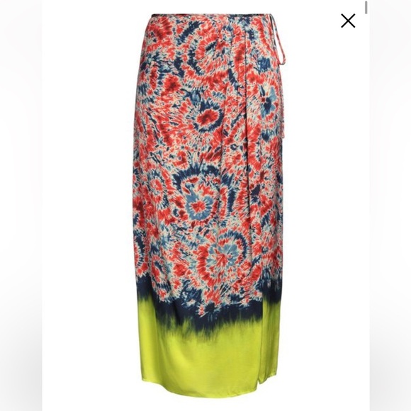 Essentiel Antwerp
Women's tie dye ruched tie Maxi Skirt - Picture 3 of 11